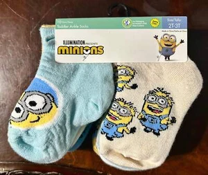 Calcetines tobilleros Minions Character para niños pequeños, paquete de 10 - Imagen 1 de 3