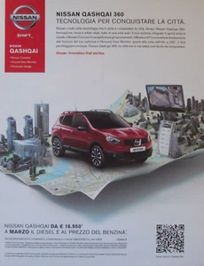 Pubblicità Advertising Italian Clipping 2013 MACCHINA AUTO NISSAN QASHQAI 360 - Imagen 1 de 1