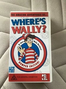 The Amazing Adventures Of Where's Wally Bumper Edition Vintage VHS Video Tape - Picture 1 of 4