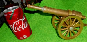 Vintage Spielzeug Militär Infanterie Kanone 11 Zoll massives Messing England - Bild 1 von 9