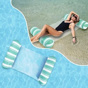 Pool Float Adults 4-in-1 Water Hammock Float,Saddle, Drifter,Lounger Inflatable  - Picture 1 of 6