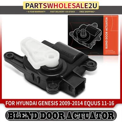 Left Auxiliary HVAC Heater Blend Door Actuator for Hyundai Genesis Temperature - Image 1 of 4