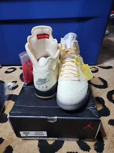 Size 12 - Jordan 5 SP x Off-White Mid Sail - Picture 1 of 6