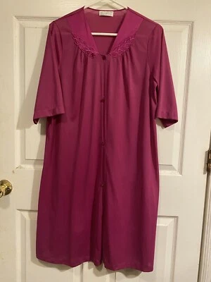 Damas Vintage Vassarette Hecho en los EE. UU. Mediano Vestido de Noche Botón Frontal  Foto 1 de 4