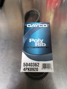 Brand new Old Stock DAYCO POLY-V BELT 5040362 / 4PK0920 - Picture 1 of 2
