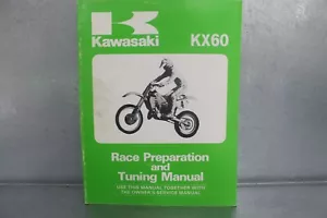 Bonito manual de preparación y ajuste de carrera Kawasaki KX60 1985 - Imagen 1 de 3
