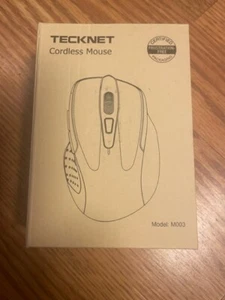Tecknet Cordless Wireless Optical RED COLOR ComputerMouse Model:M003 BATTERY AAA - Picture 1 of 3