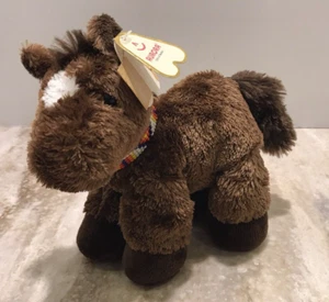Aurora umarmbare Bohnen gefüllt Stofftier Pony Pferd Mustang Mini Flopsie Kinder Haustiere Spielzeug - Bild 1 von 6