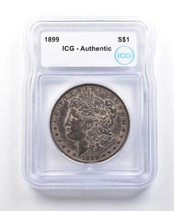 1899 Morgan Silver Dollar Authentic ICG *3248 - Picture 1 of 3