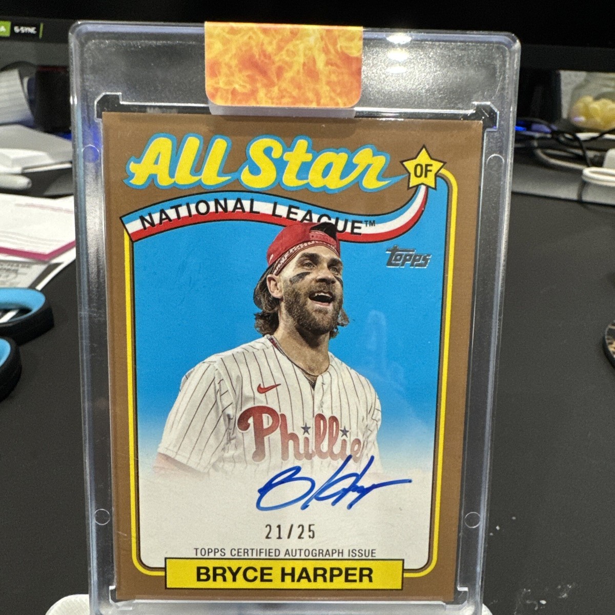topps bryce harperブライスハーパー 直筆サインカード 25シリ 【公式 