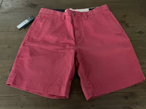 Polo Ralph Lauren Shorts Stretch Classic Fit 9" Inseam Nantucket Red Size 32 NWT - Picture 1 of 18