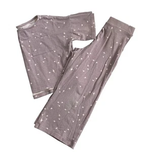 Alice + Ames Scattered Stars Print Lounge Set - Dusty Lavender - 7 - Picture 1 of 10