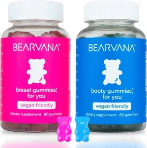 Gominolas de pecho y botín BEARVANA para mujer apoyan el equilibrio natural y la confianza - Imagen 1 de 11