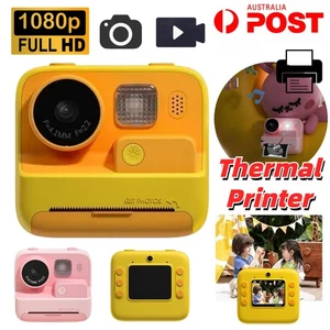 Kids Instant Print Camera 1080P HD Digital Thermal Photo Printer Video Recorder - Picture 1 of 24