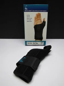 Med Spec Ryno Lacer Wrist Sprain T-Spica Support Brace Short, Black Left X-Small - Picture 1 of 24
