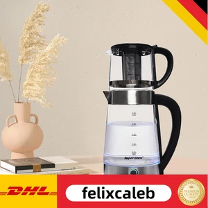 Hervidor de Agua de Acero Inoxidable Hervidor de Agua Eléctrico con Temperatura Ajustable - Imagen 1 de 18
