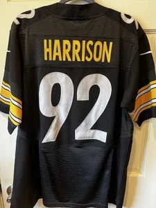 Reebok Pittsburgh Steelers James Harrison #92 Jersey NFL Large or XLarge - Picture 1 of 5