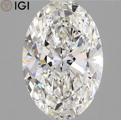 CVD Lab Grown Diamond 1.73 CT. with IGI Certified G Color VVS2 Clarity OVAL CUT - Image 1 of 4