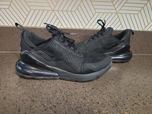 Scarpe da corsa Nike Air Max 270 da donna taglia 8,5 sportive triple nere AH6789-006 - Foto 1 di 6