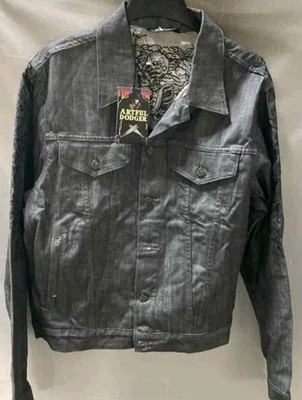 Artful Dodger "La Muerte de un Artesano" Gris Denim Chaqueta Calaveras Para Hombre 4XL NUEVO CON ETIQUETAS  Foto 1 de 4