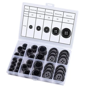100 Pcs Premium Mixed Resin Sewing Buttons, ONLYWEE Eco-Friendly 4-Hole Craft... - Picture 1 of 9