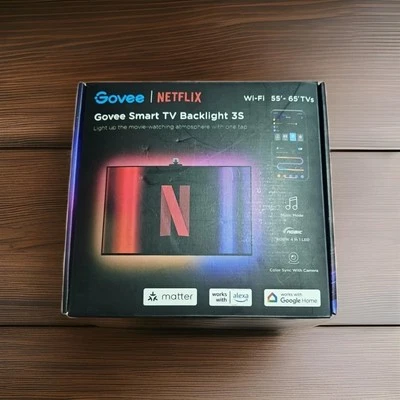 Govee Smart Backlights For 55"-65" Inch TV New!! - Image 1 of 3