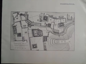 Plan Palenque Temples Yucatec Mayan Chiapas Mexico Archaeology 1928 - Picture 1 of 1