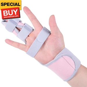 Trigger Finger Splint, Finger Brace for Middle, Index, Pinky, or Ring Finger Sup - Picture 1 of 7
