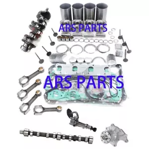 Engine Rebuild Kit+Crankshaft+Water Pump+Oil Pump for Isuzu 4JB1 Bobcat 843 853 - Picture 1 of 11