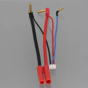 Cargador de batería de cable de equilibrio JST-XH 2S de 4 mm Bullet to HXT 4 mm macho/hembra + 2 mm - Imagen 1 de 5