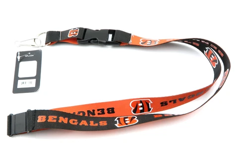 CINCINNATI BENGAL NFL Football Official Licensed Team Colors Reversible Lanyard Cover