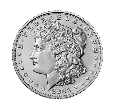 ✅ IN HAND 2023 Morgan Silver Dollar Uncirculated Coin w/US Mint Box & COA 22XE Cover