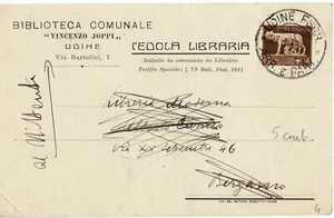 6636 UDINE BIBLIOTECA COMUNALE JOPPI - Picture 1 of 1
