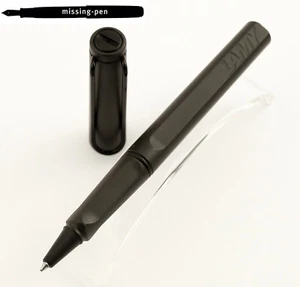 Lamy Safari Rollerball in schwarz / Umbra / anthrazit ohne Tintenfenster (Deutschland) - Bild 1 von 6