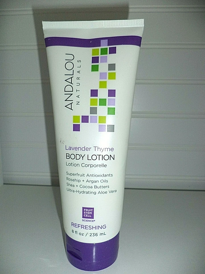 ANDALOU NATURALS LAVENDER THYME BODY LOTION 8 OZ SEALED  - Image 1 of 1