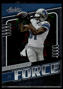 2019 Panini Absolute #20 Calvin Johnson Gridiron Force - Picture 1 of 2