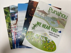 5 Stück Punahou Schulzeitschrift Honolulu Hawaii Frühjahr 2022 - Winter 2024 - Bild 1 von 11