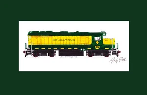 Housatonic Railroad GP35 11"x17" Impresión mate Andy Fletcher firmado - Imagen 1 de 1