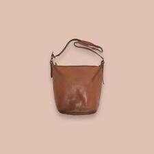 ILBISONTE Bucket-shaped shoulder bag genuine leather