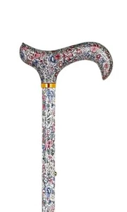 Adjustable Blue Floral Patterned Handle - Picture 1 of 5