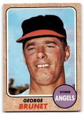 1968 Topps #347 George Brunet