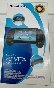 Sony Playstation Vita Handle Grip & Stand Black for PCH-1000 (PS Vita 1000) NIB - Picture 1 of 5