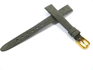 12 mm GRAU UHRENARMBAND ARMBAND WASSERBÜFFEL UHRENBAND LEDER 1225 - Picture 1 of 2