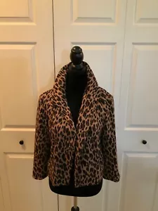Leopard print Spiegal jacket Size 10 - Picture 1 of 6