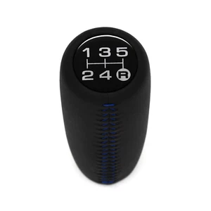 WEIGHTED GEAR KNOB BLUE STITCH GT-R LM SKYLINE R32 R33 400R SILVIA S12 S13 S14 - Picture 1 of 6