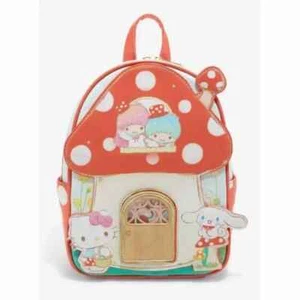 Her Universe Hello Kitty And Friends Mushroom House Mini Rucksack Exclusive - Bild 1 von 5