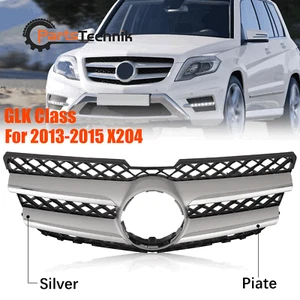 Rejilla delantera cromada apta para parrilla X204 GLK250 GLK300 GLK350 2013-2015 - Imagen 1 de 10