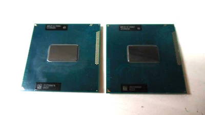 Pair of Intel Dual-Core i3-3110M 2.40GHz CPU - Socket G2 - SR0N1 / Tested - Image 1 of 4