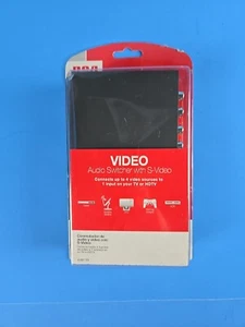 RCA Video Audio Switcher W/ S-Video 4 to 1 Input To TV DVD VCR Gaming VH911R NEW - Picture 1 of 3
