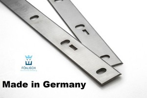 2 Stück Scheppach HMS 1080 Abricht-Dickenhobel 254mm Hobelmesser 